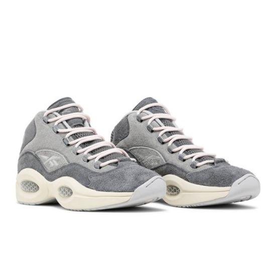 Reebok Question Mid 'Grey Suede' FW0875 Men's Shoes