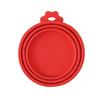 Reusable Silicone Pet Can Lid Airtight Sealing Cover Moisture Proof Fresh Keeping Cap For Dog Cat Wet Food Daily Storage Supply