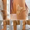 Arm Bracelet Punk Style Starfish Conch Flower Decor Opening Adjustable Arm Bangle Jewelry Accessories