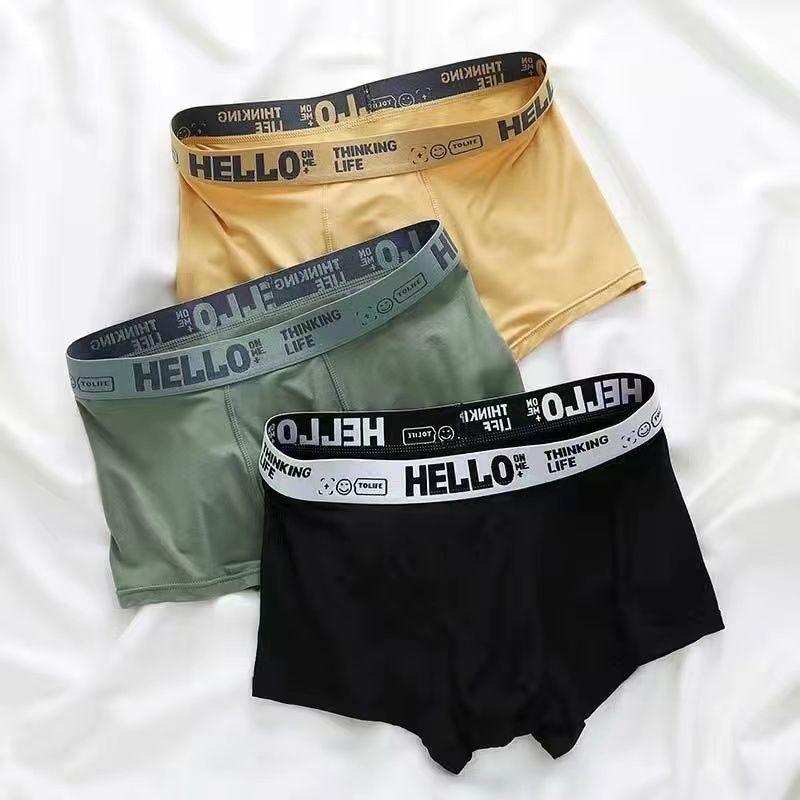 

L-6XL Мужское нижнее белье Мужское нижнее белье Хлопковые дышащие четырехугольные шорты Подростковые графеновые антибактериальные четырехугольные брюки 5XL