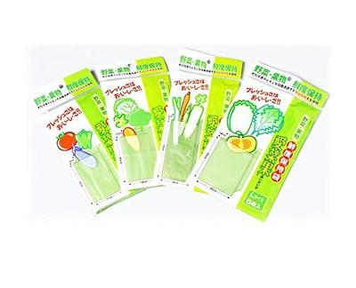 Nipro Vegetable Freshness Preservation Bag Ainaka Trial Set 4 Sizes X 1 Bag Co., Ltd.
