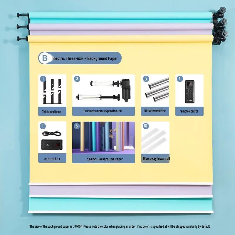 Miaotu Electric Studio Background Roller System