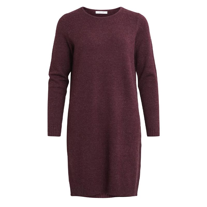 Short Long-sleeved Fine Knit Dress Woman VILA