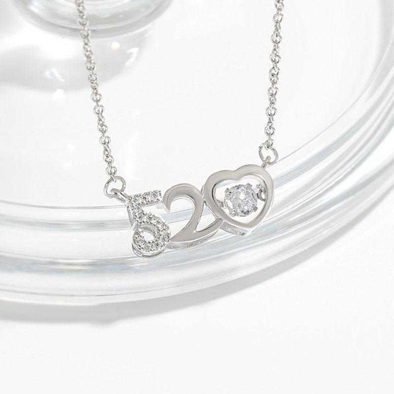 

Подвеска Love, подарок на день святого Валентина для девушки, романтическое ожерелье с надписью «Я люблю тебя» 520, бьющееся сердце