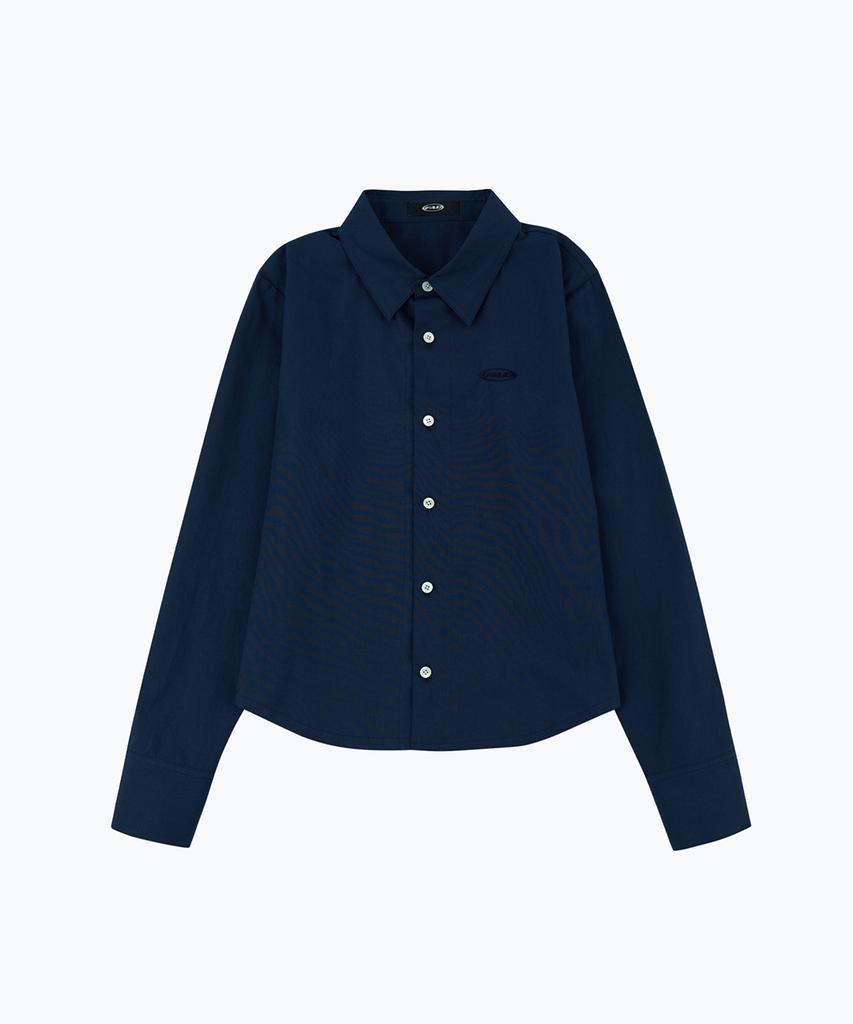Epeueidi Crop Shirt (Navy)