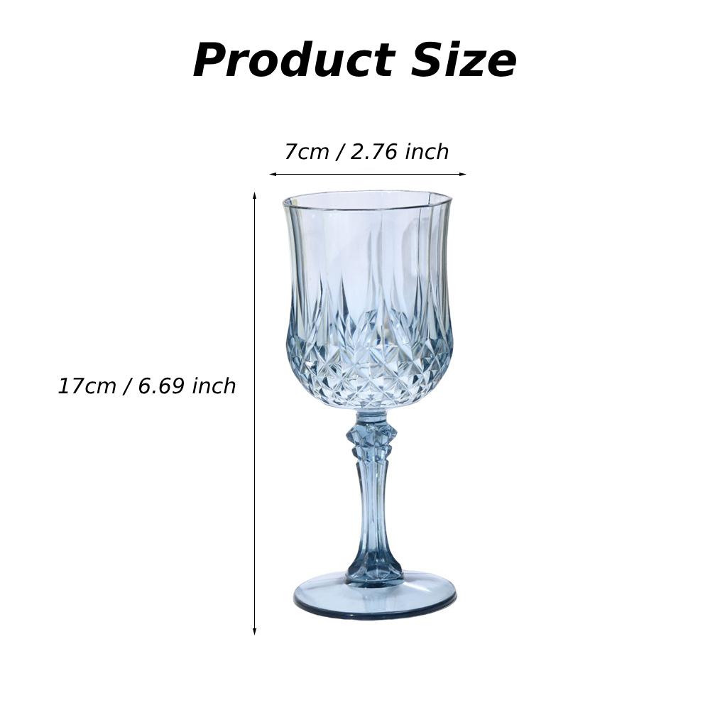 Acrylic  Goblet Birthday Gift Home Decoration Portable Modern Drinkware for Restaurant Wedding Anniversary Hotel Home