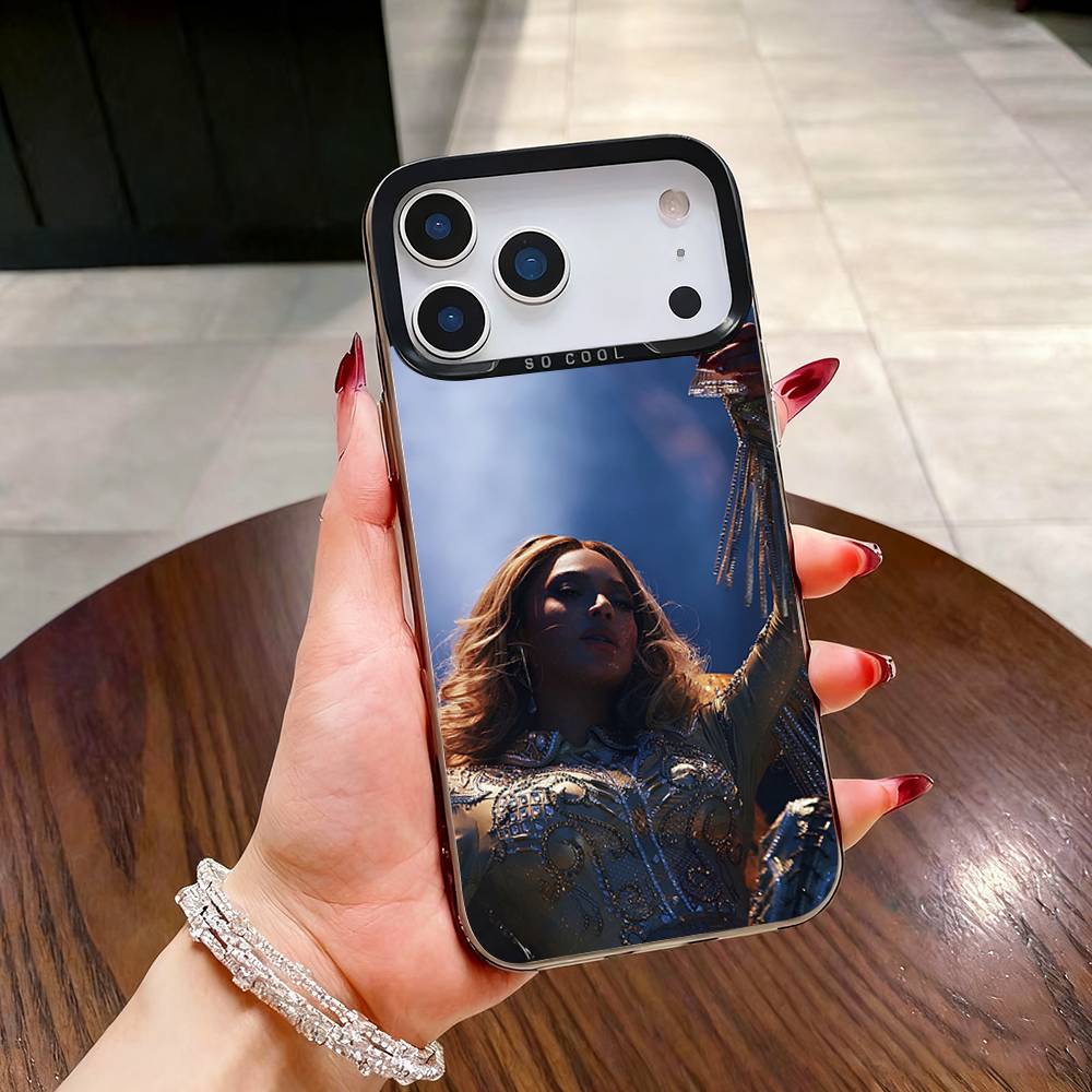 C-Carter Cowboy B-BEYONCE  Case For iPhone 16,15,14,17,13,12,11,Mini,Pro,SE,XS,MAX,Air,Black Matte Silicone Cover
