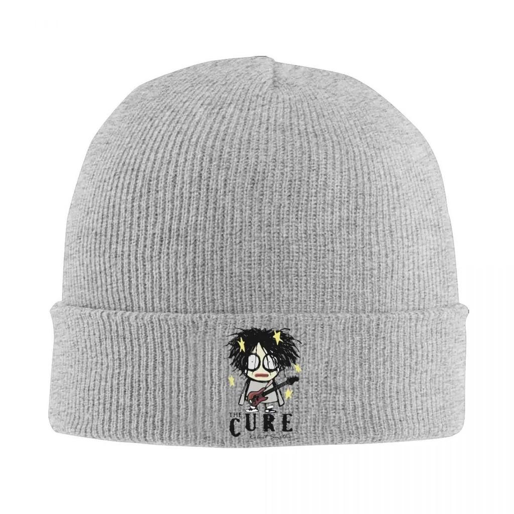 New Robert Smith Bonnet Hats Music Beanie Hats Graphic Knitted Hat Autumn Casual Unisex Women Outdoor Sport Warm Soft Cap
