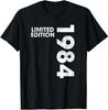Graphic Birthday Gift Short Sleeved 40 Years Old Born In 1984 Shirt 40th Birthday Summer T-shirt Retro Vintage 1984 Tshirt