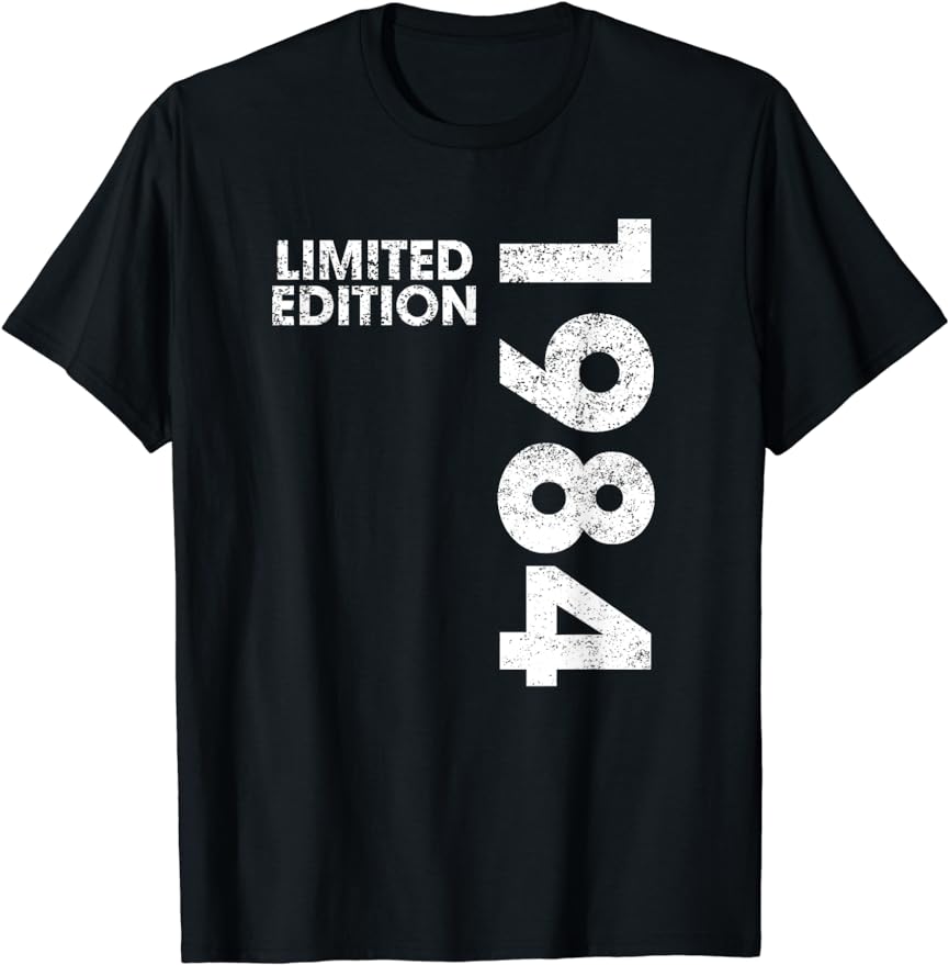 Graphic Birthday Gift Short Sleeved 40 Years Old Born In 1984 Shirt 40th Birthday Summer T-shirt Retro Vintage 1984 Tshirt