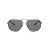 Emporio Armani 2099D Alloy Pilot Style Sunglasses Unisex sunglasses Gray 0EA2099D-300381