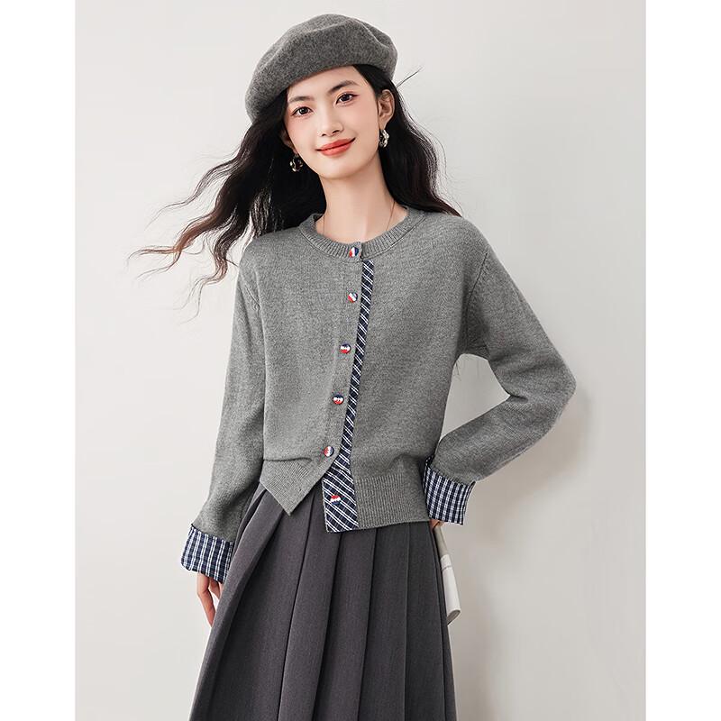 Elegant Long Sleeve Knit Cardigan