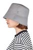 Stud Drop Over Fit Bucket Hat Gray [VARZAR]