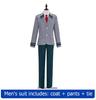 Anime My Hero Academia Midoriya Izuku Cosplay Kostým Todoroki Shoto Školní Uniforma Set Paruka Oblek Unisex Halloween Hraní Rolí