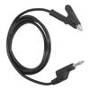  Clip Test  s Banana Plug Wire Cable Flexible for Electrical Testing J.70035‑1 4mm