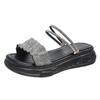 Women Slippers Girls Wedges Flip Flops Sandals Heels Outdoor non-slip Ladies Slides Beach Shoes Casual Breathable sandals