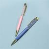 Penna a sfera Fluent Write Scrittura fluida Impugnatura naturale comoda Penna roller con cristallo finto per la classe