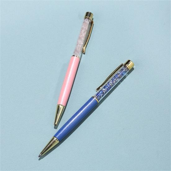 Penna a sfera Fluent Write Scrittura fluida Impugnatura naturale comoda Penna roller con cristallo finto per la classe