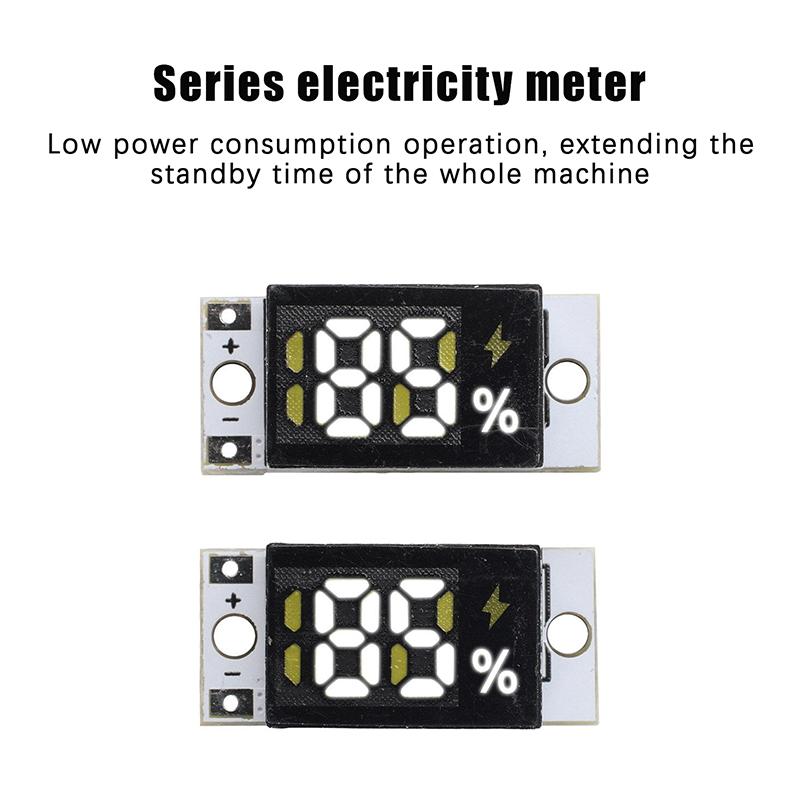 2026 New Mini Battery Level Indicator Module Voltage Tester 1S 2S 3S 4S Series Battery Meter Lithium Battery Display Module