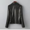 Women's Sheepskin Leather Motorcycle Jacket - Korean Style 2025 Spring/Autumn Outerwear