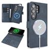 2 In 1 Detachable Card Solt Magnetic Wallet Leather Case For Samsung S26 Ultra S25 Plus S24 S23 Flip Business Wireless Charging