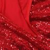 Women's Sequin Halter Dress Dinner Dress Wrap Hip Short Dress Patchwork Lotus Hem