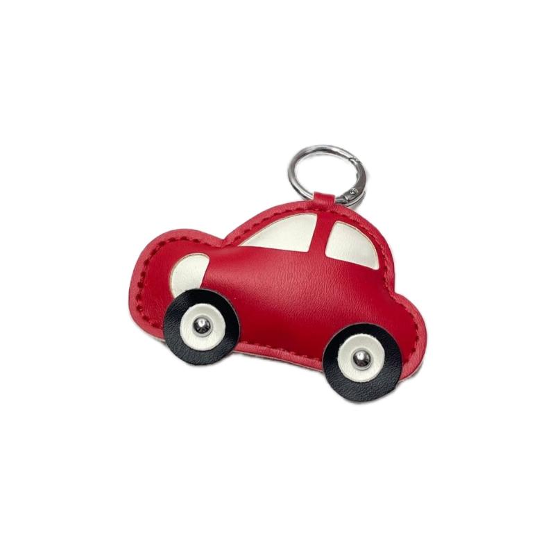 Vintage Creative Car Keyring Accessories Key Chains Alloy PU Material Creative Keychain Ornaments Cartoon Schoolbag Bag Pendant