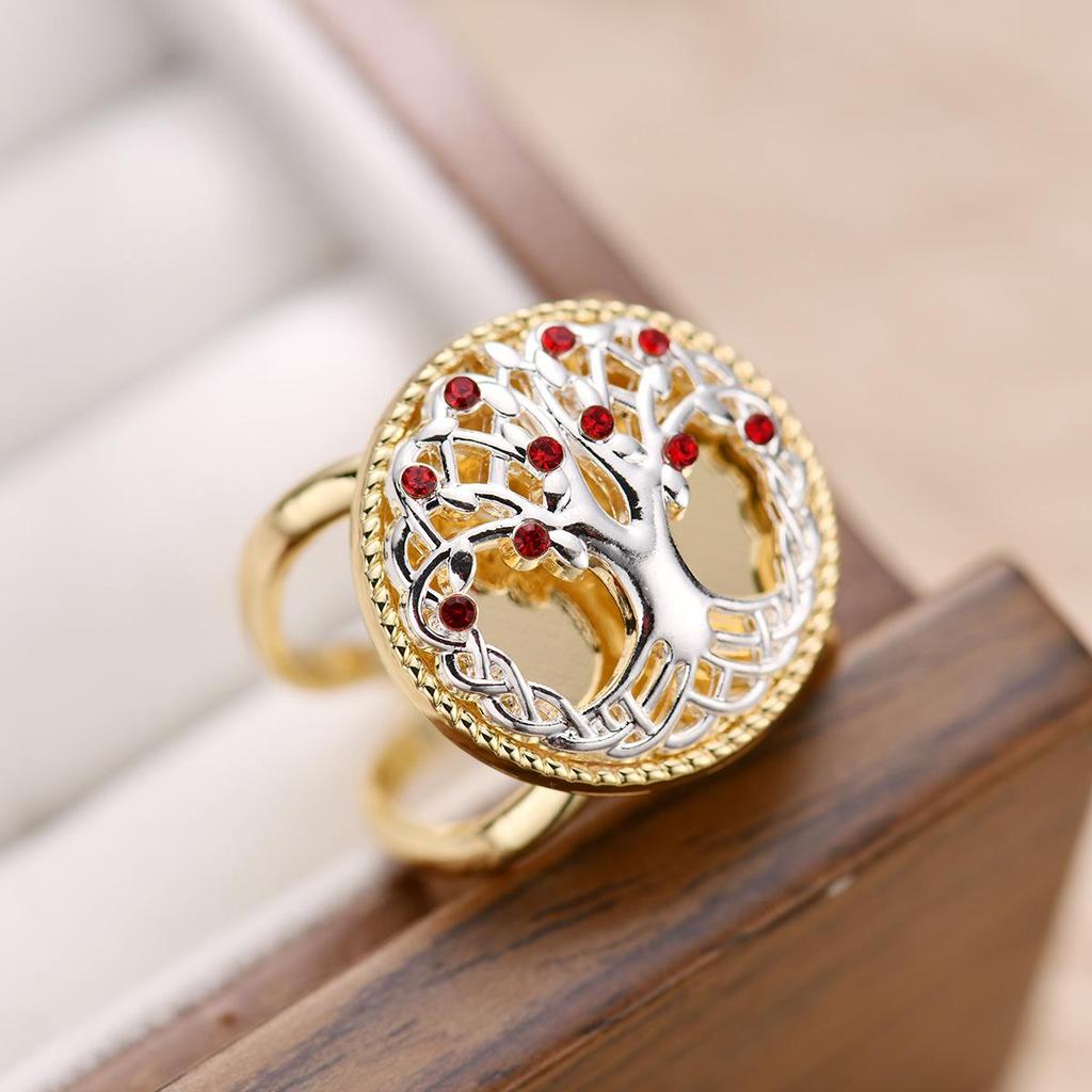 Lucky Tree Versatile Korean Scarf Buckle - Multifunctional Knotting and Fixing Brooch for Silk and Small Square Scarves