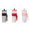 Insulated Bottle with Carry Rope Non Slip Bottom Portable Stainless Steel Drinking Cup for Trip Outdoor Travel Camping Hiking