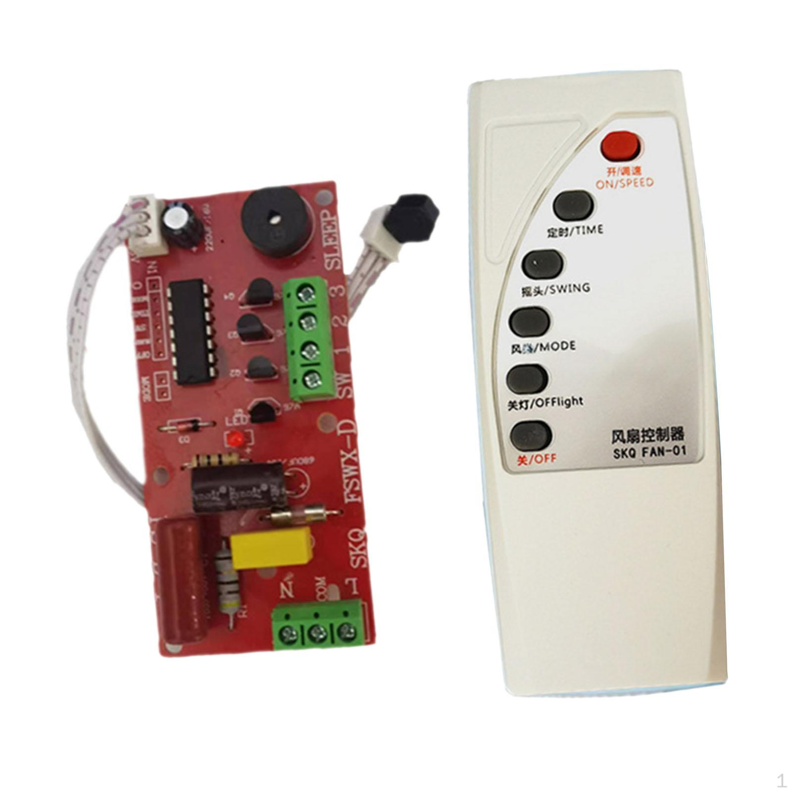 

И Комплект Дистанционного Управления Электронная Сборка для -, Настольные Вентиляторы с Колеблющейся Головкой Вентилятор CHN ENG Version