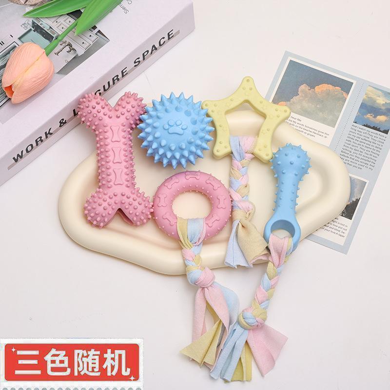 Dog Toys Direct Sales TPR Dog Toys Can't Bite Tooth Grinding Cotton Rope Pet Toys
