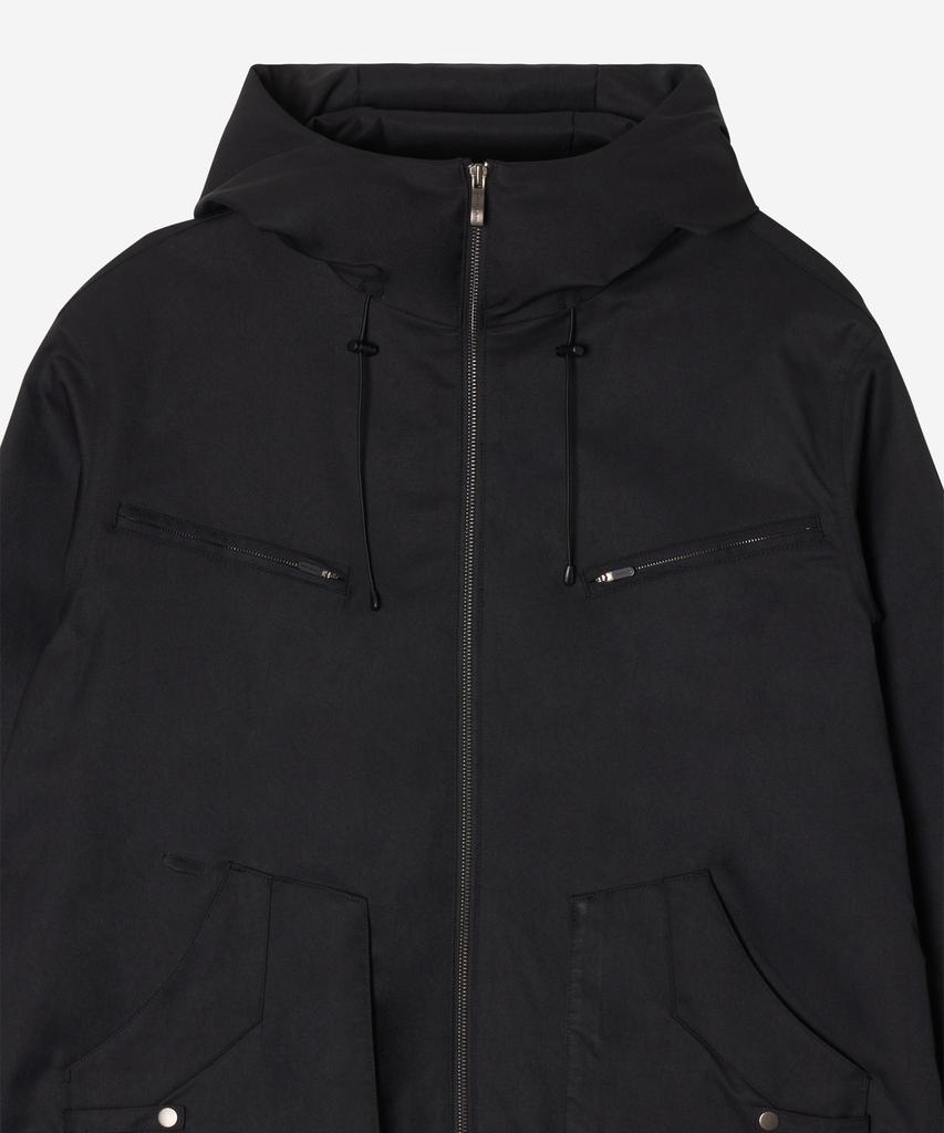 NODE LABS Dev:12 2Way Rivet Hooded Jacket_Black