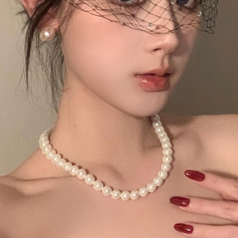 Women's Black Retro Mesh Hair Accessory – Elegant French Halloween Headwear