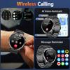 Outdoor Smart Watch Men 1000mAh Battery LED Flashlight SmartWatch Bluetooth Call Heart Rate Waterproof Sports Smartwatch