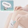 Manual Hair Removal Razor for Women Portable Shaver Bikini Area Body Trimmer, 1 Handle + 2 Heads