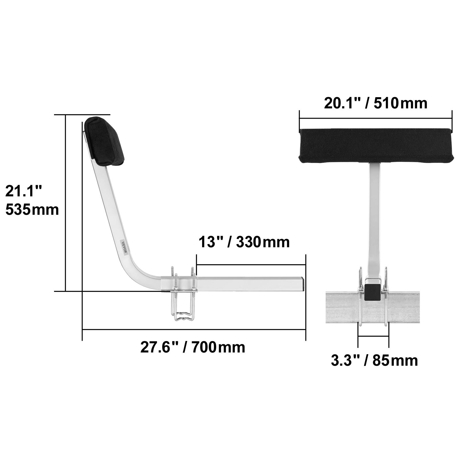 SucceBuy Boat Trailer Guide Adjustable Guide Poles 2PCS Rustproof Galvanized Steel Trailer Guide for Ski Boat Sailboat Trailer T