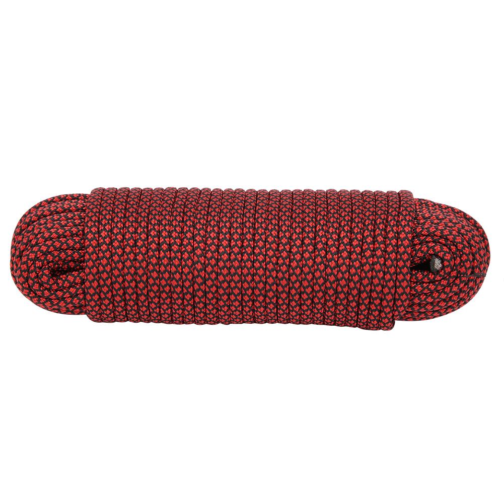 

9-ти жильный паракорд спасательный шнур для палатки кемпинговая веревка для плетения браслетов на открытом воздухе 20 м красный