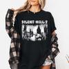 Silent Hill 2 Dreieckskopf Retro Game T-Shirt Vier-Jahreszeiten Kurzarm Harajuku Street T-Shirts Lockere Passform Unisex für Männer Frauen Horror Spieler Tops