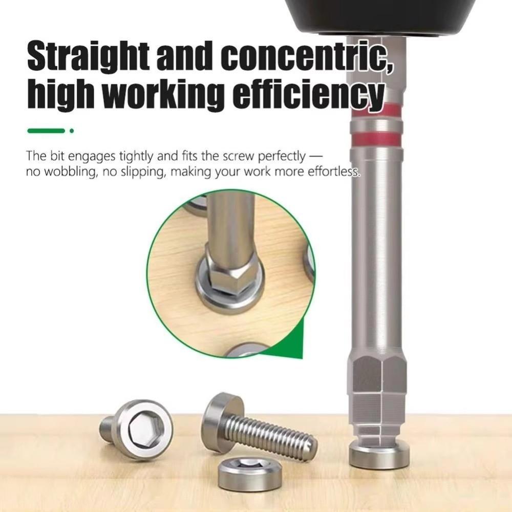 3/6PCS Strong Magnetism Electric Screwdriver Bits Set Hex Shank Screwdriver Bits  For Impact Drill