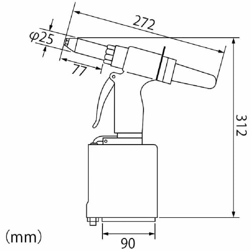 Lobster Air Riveter AR011HX AR011HX