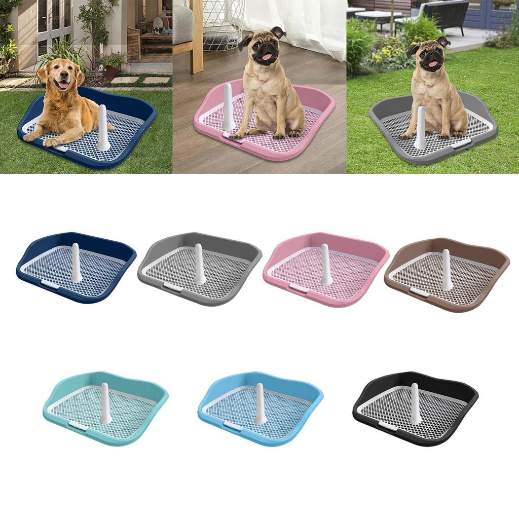 Mesh Dog Toilet *Litter Tray Pee Training Protection with Wall Small Urinal for