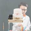 Educational Diy Electric Static Snow Toy Science Experiment Kit For Kids Wood Material