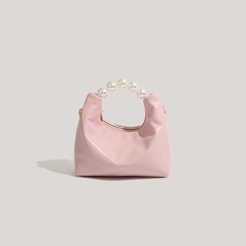 Pearl handbag women's new high-end messenger dumpling bag