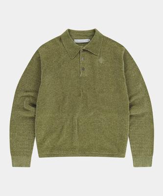 SLOWACID Velour Solid Pk Knit [Green]