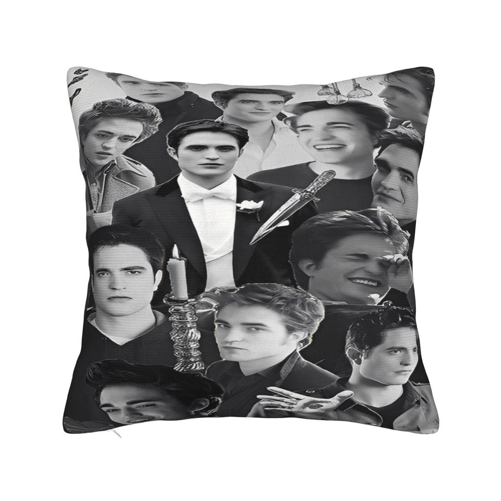 Edward Cullen Homage Twilight Printing Pillowcases Cushion Cover Throw Pillow Cover Y2K Home Decorations Square Multi-Size