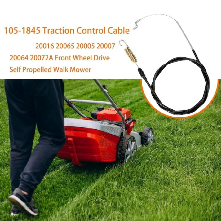 Industrial Grade Drive Cable For 22Inch Front Wheel Self Propelled Lawn Mower Durable Steel Cores With Spring Loaded Ends