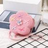 Cute Children Girls Shoulder Bag Flower Bow Handmade Straw Baby Bags Messenger Bag Kids Keys Coin Purse Cute Mini