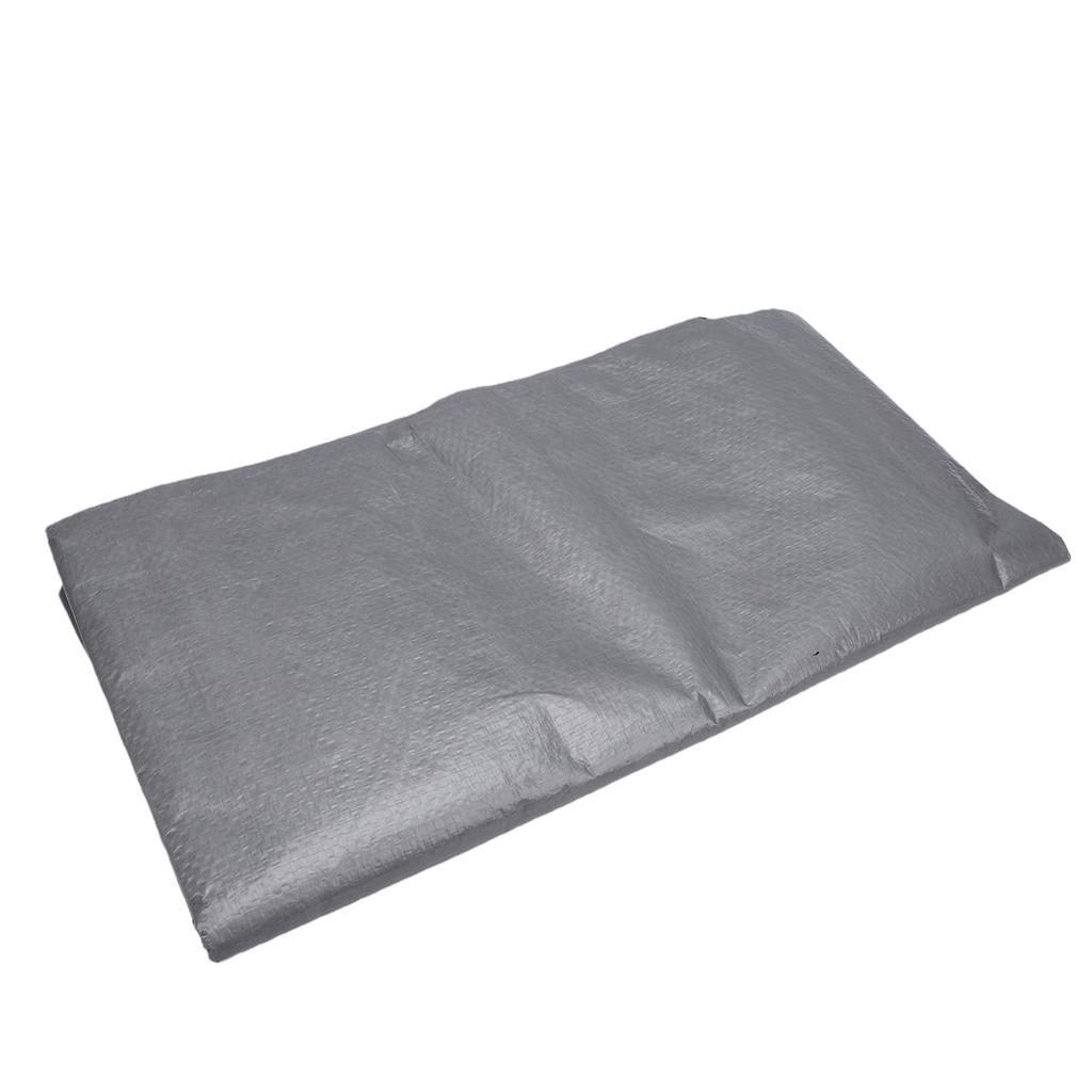 2x3meter Silver Water Proof Heavy Duty Tarp Ultra Violet Resistance Tarpaulin With Reinforced Buttonholes for Outdoor