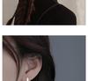 S925 Sterling Silver Diamond Ear Cuffs - 2026 Elegant Japanese Korean Style Simple Hoop Earrings for Women