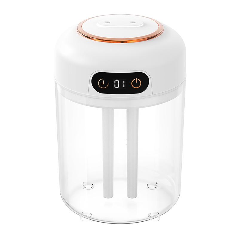 Large Capacity Dual Spray Humidifier Desktop Aroma Diffuser Home Bedroom Remote Timer Ambient Light Screen Display Mist Maker